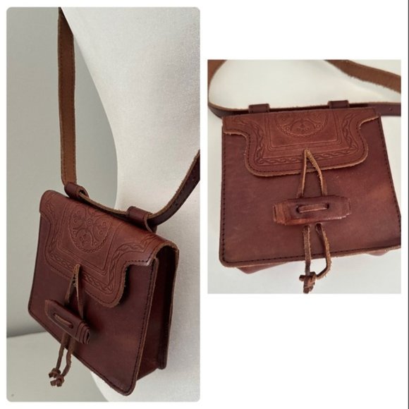 Zara Bags Zara Brown Leather Belt Bag Poshmark